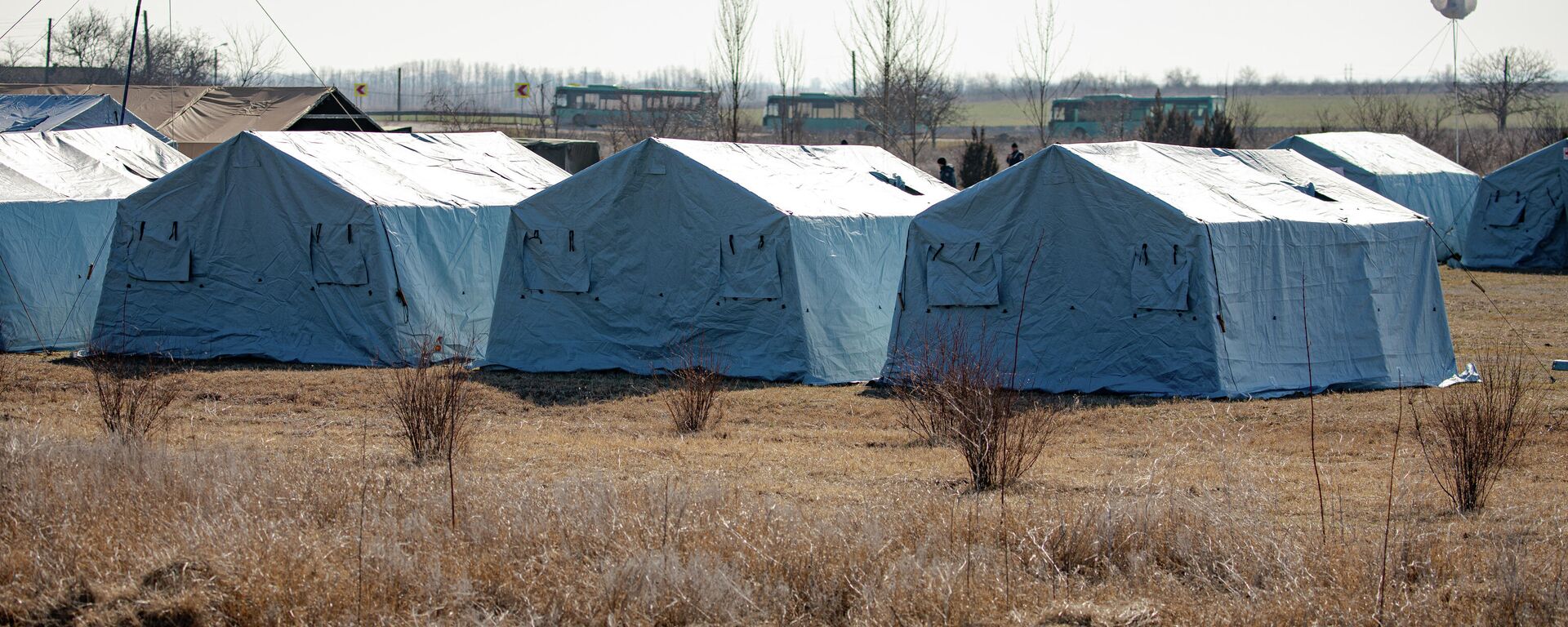 Палатки для приема беженцев из Украины - Sputnik Moldova, 1920, 28.04.2022