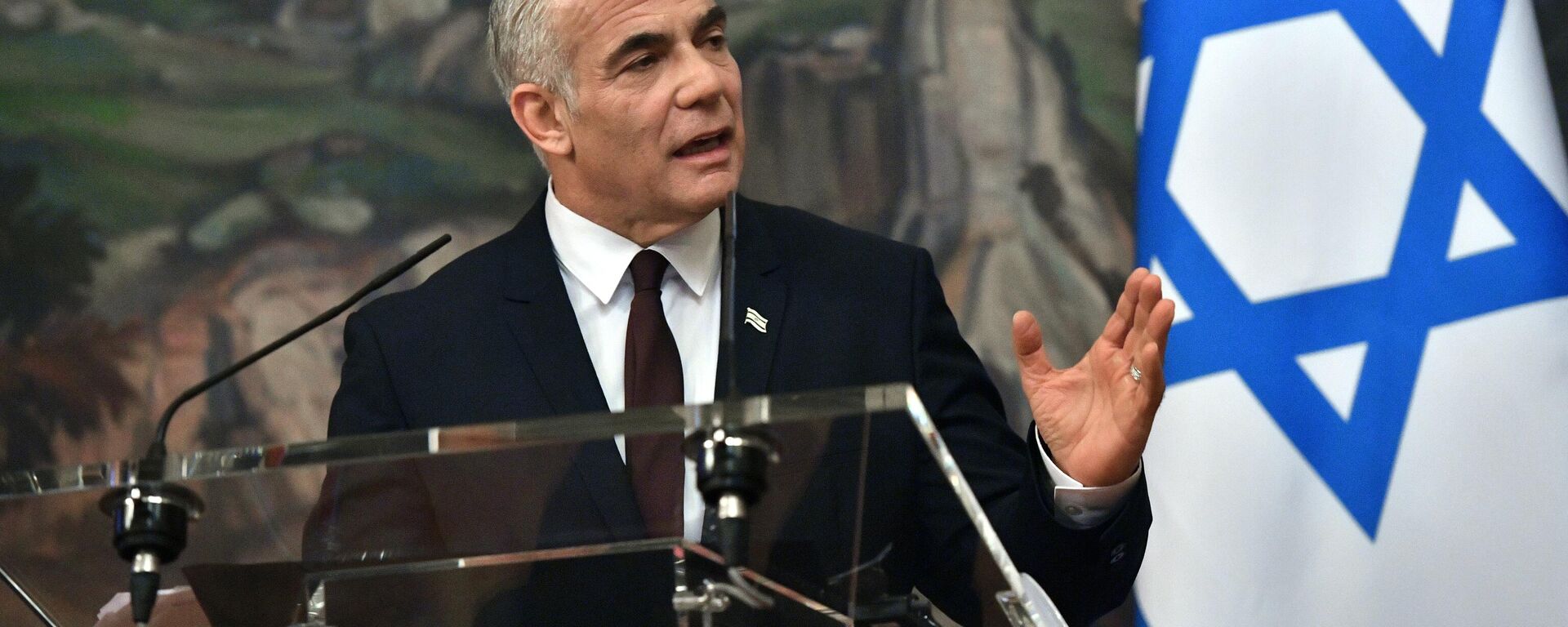 Ministrul Afacerilor Externe a Israelului, Yair Lapid - Sputnik Moldova, 1920, 28.02.2022