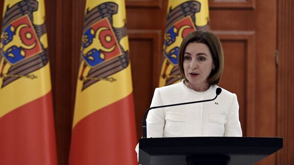 Президент Республики Молдова Майя Санду - Sputnik Moldova-România