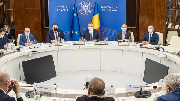 Premierul Nicolae Ciucă a avut consultări cu reprezentanții Patronatelor din industria alimentară - Sputnik Moldova-România