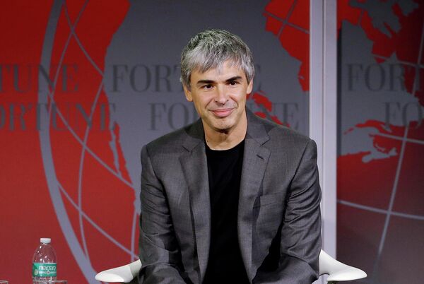 Larry Page, co-fondatorul Google vorbește la Fortune Global Forum din San Francisco.Averea sa a fost estimată de experții din cadrul Forbes ca fiind de 111 mlrd. dolari. - Sputnik Moldova-România