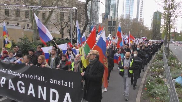 Marș împotriva rusofobiei la Frankfurt - Sputnik Moldova-România