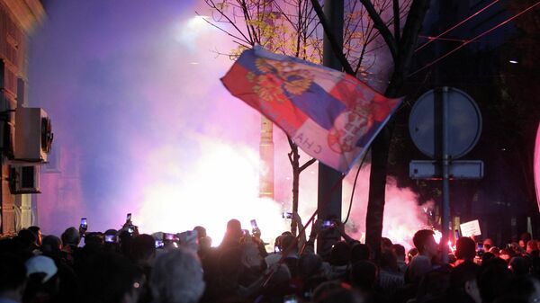 Acțiuni de protest în Serbia - Sputnik Moldova