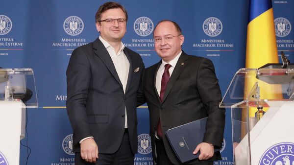 Consultările ministrului Bogdan Aurescu cu ministrul afacerilor externe al Ucrainei, Dmytro Kuleba - Sputnik Moldova-România