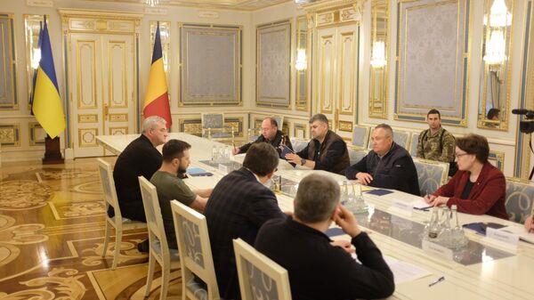 Vizita prim-ministrului Nicolae-Ionel Ciucă în Ucraina - Sputnik Moldova-România