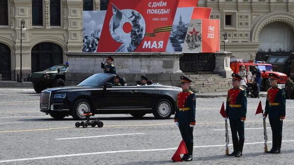 Военнослужащие на генеральной репетиции военного парада к 77-й годовщине Победы в Великой Отечественной войне - Sputnik Молдова