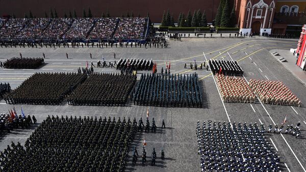Militari ruși la Parada Victoriei, Moscova - Sputnik Moldova