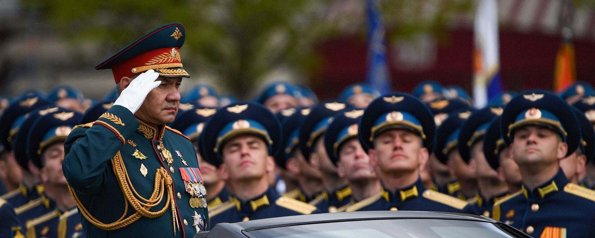 Ministrul rus al Apărării în timpul paradei militare de la Moscova - Sputnik Moldova-România, 1920, 27.08.2022