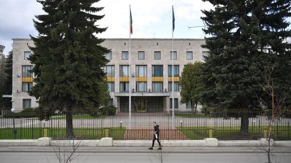 Здание посольства Румынии на Мосфильмовской улице в Москве. - Sputnik Молдова