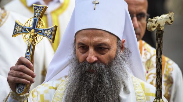Patriarhul Porfirie, șeful Bisericii Ortodoxe din Serbia - Sputnik Moldova-România