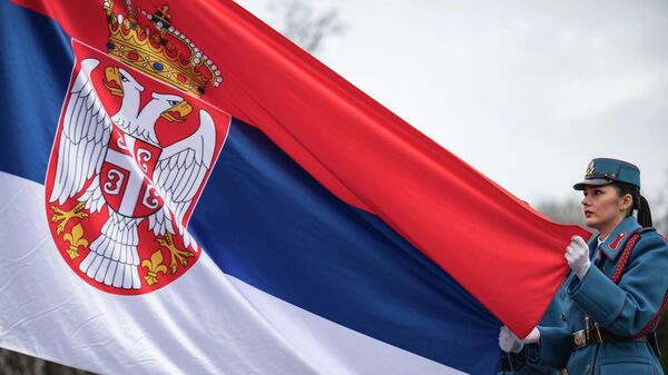 Drapelul Serbiei - Sputnik Moldova-România