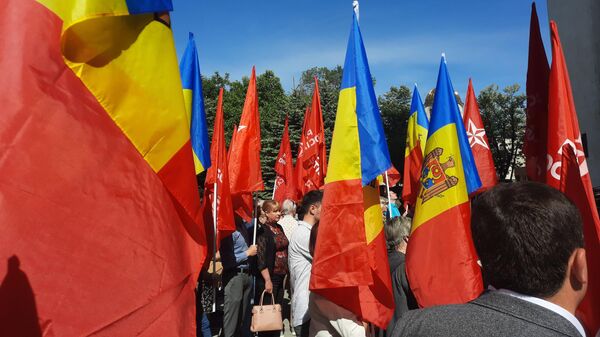 Протест в Молдове. Архивное фото - Sputnik Молдова