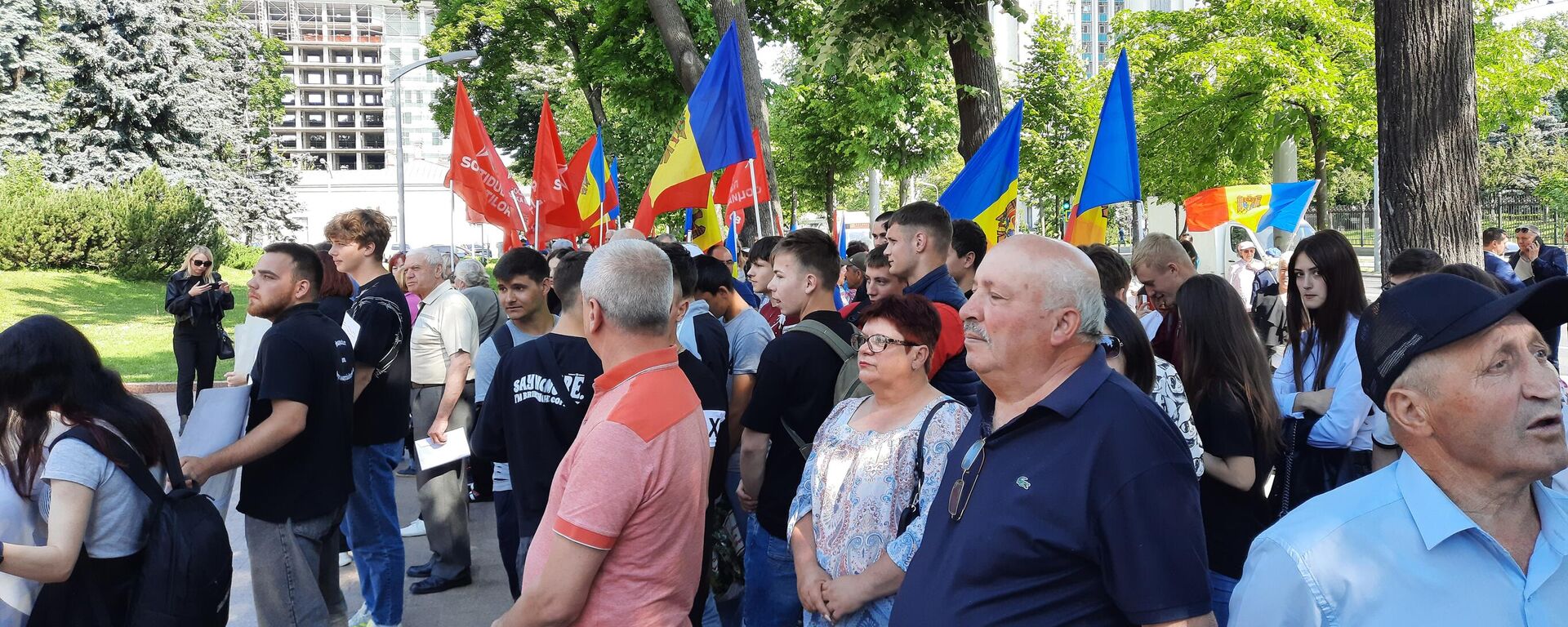 Protestul PSRM contra reținerii lui Igor Dodon - Sputnik Moldova, 1920, 25.05.2022