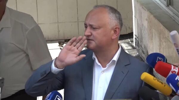 Prima reacție a lui Dodon după ce a primit 30 de zile de arest la domiciliu - Sputnik Moldova