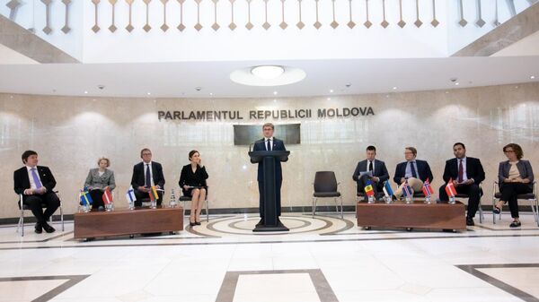 Președinții de Parlament din opt State Baltice și Nordice (NB8) aflați la Chișinău - Sputnik Moldova