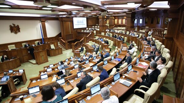 Deputați în sala de ședințe plenare - Sputnik Moldova
