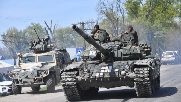 Танк Т-72 на территории ДНР. Архивное фото - Sputnik Молдова