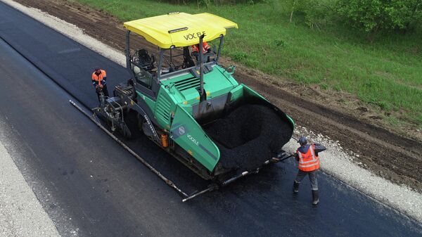 Drumuri, lucrări de asfaltare, șantier rutier - Sputnik Moldova
