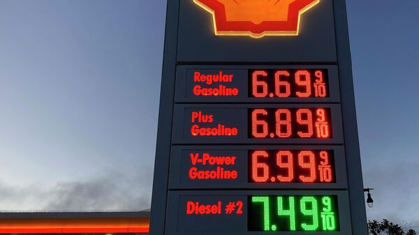 Prețuri în SUA la combustibili - Sputnik Moldova-România
