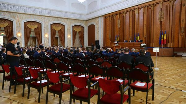 Ședința comună a Parlamentelor Republicii Moldova și României - Sputnik Moldova-România