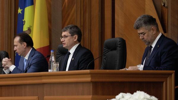 Совместное заседание парламентов Молдовы и Румынии в Кишиневе - Sputnik Молдова