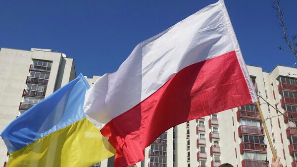 Drapelele Ucrainei și Poloniei - Sputnik Moldova