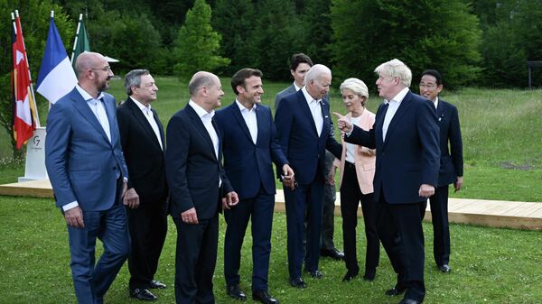 Лидеры Большой Семерки на саммите G7 в Германии - Sputnik Молдова
