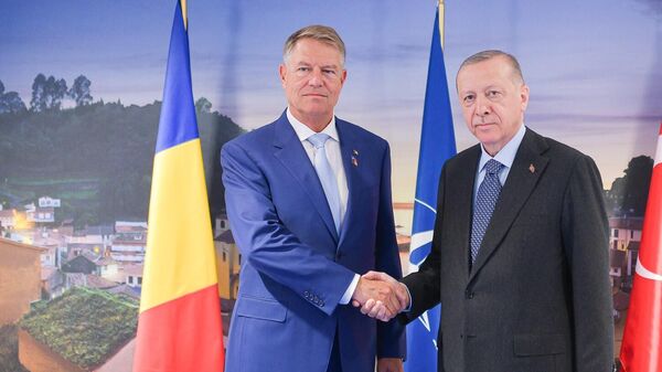 Klaus Iohannis și Recep Tayyip Erdogan - Sputnik Moldova-România