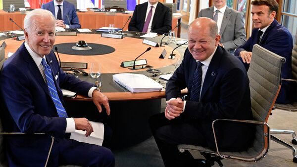 Мировые лидеры на саммите G7 в Баварии  - Sputnik Moldova-România