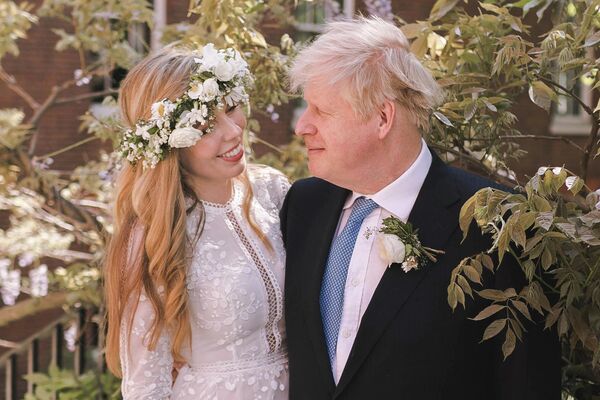 Nunta lui Boris Johnson și Carrie Symonds. Imaginea a fost surprinsă sâmbătă, 29 mai 2021.  - Sputnik Moldova