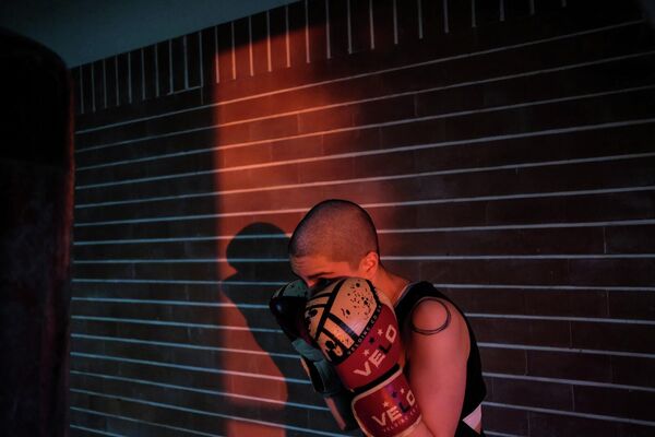 Фото из серии Запретный бокс иранского фотографа Али Шарифзаде, вошедшее в шорт-лист конкурса имени Андрея Стенина в категории Спорт, серии - Sputnik Молдова