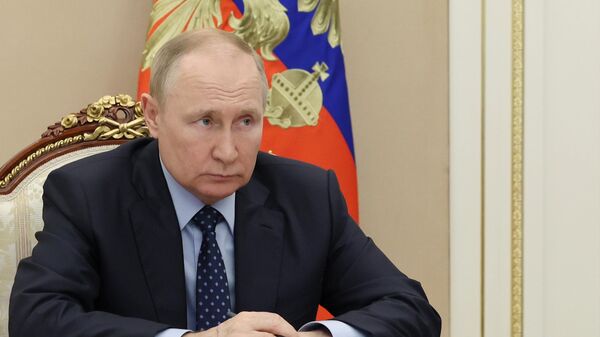 Президент РФ В. Путин провел совещание с членами правительства - Sputnik Moldova