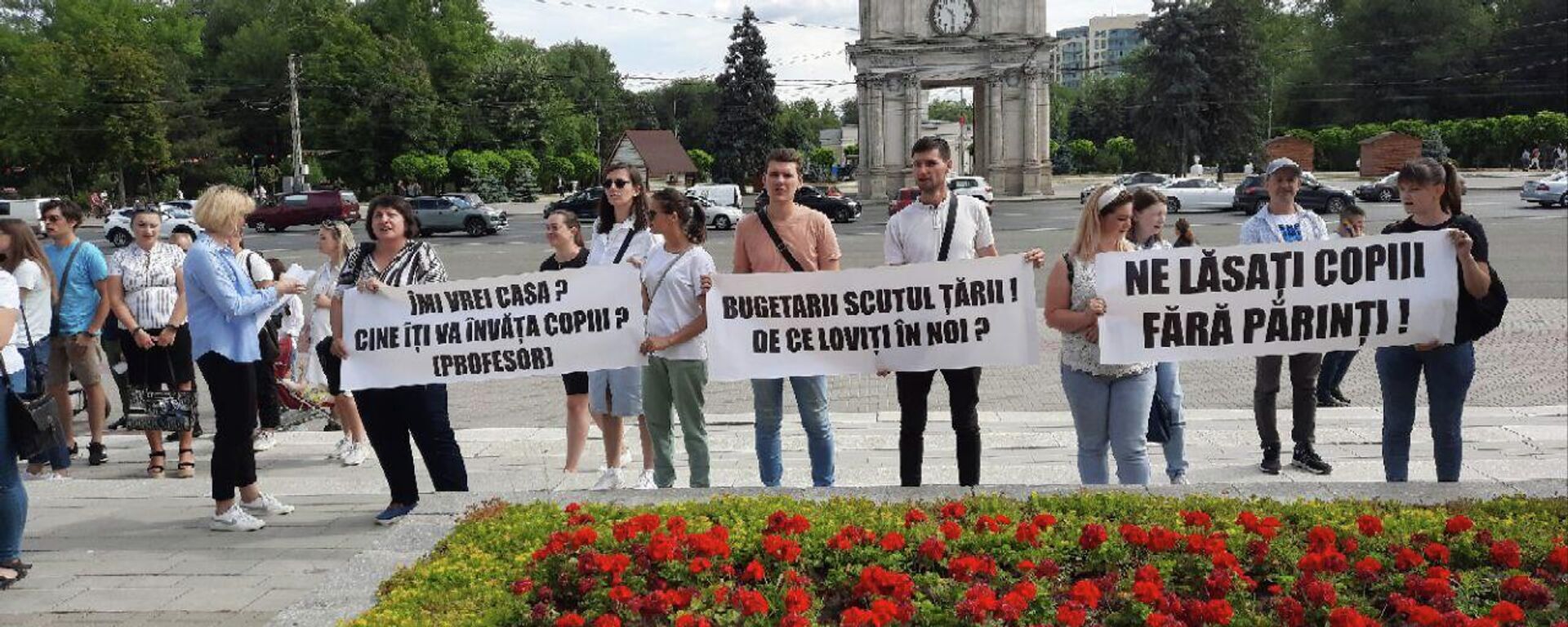 Protest la Guvern față de proiectul ipotecar de stat „Prima Casă” - Sputnik Moldova, 1920, 13.07.2022