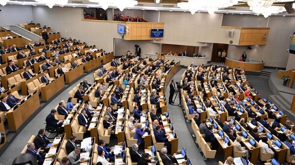 Ședința plenară a Dumei de Stat a Rusiei - Sputnik Moldova-România