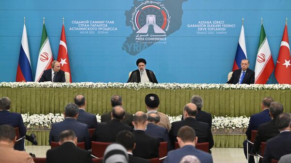 LIVE: совместное заявление России, Ирана и Турции в Тегеране - Sputnik Молдова