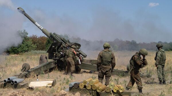 Боевая работа артиллерийских расчетов в ходе специальной военной операции - Sputnik Молдова