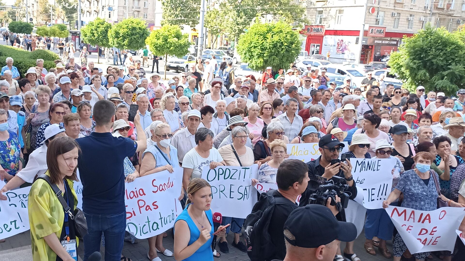 Membrii și susținătorii partidului Șor au protestestat în fața Procuraturii Generale. - Sputnik Moldova, 1920, 22.07.2022