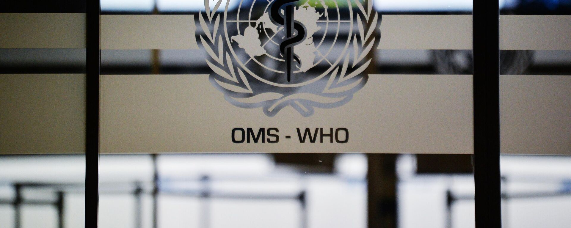 Эмблема Всемирной организации здравоохранения (ВОЗ) на дверях штаб-квартиры. - Sputnik Moldova, 1920, 22.12.2023