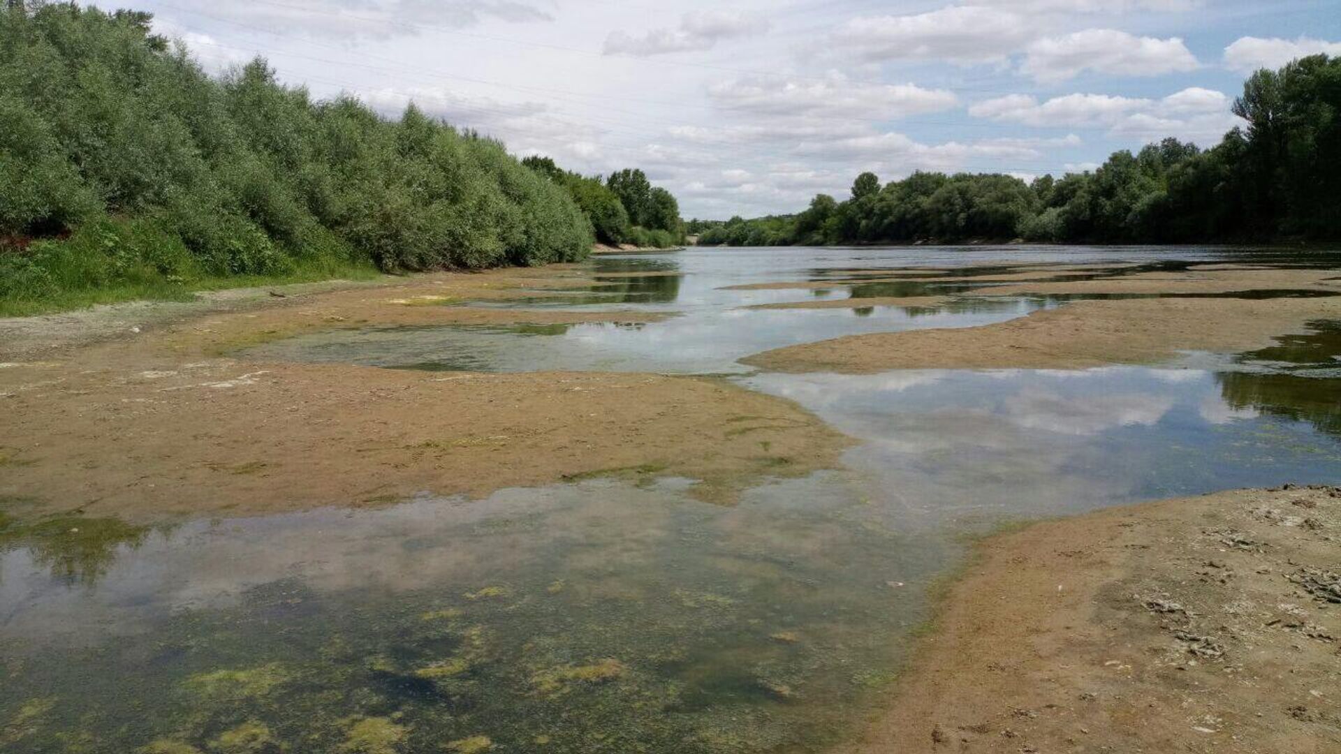 Nivelul apei din râul Nistru a scăzut la un minim istoric - Sputnik Moldova, 1920, 25.07.2022