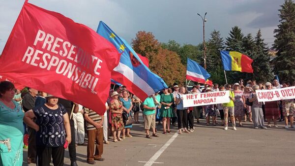 Протест в Вулканештах - Sputnik Молдова