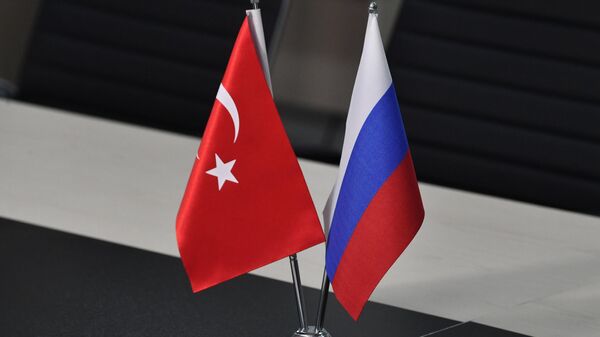 Steagul Turciei și al Rusiei - Sputnik Moldova-România