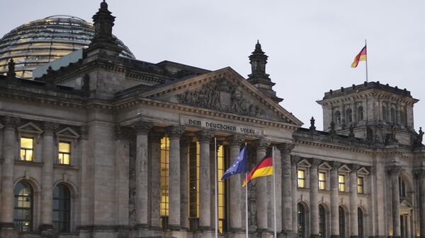 Bundestag, Germania, drapel - Sputnik Moldova