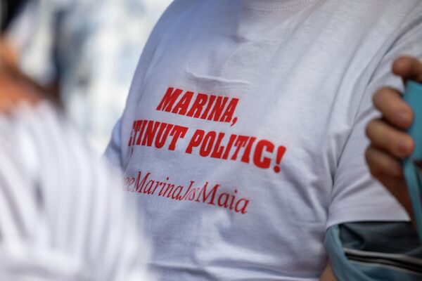 Oamenii au scandat &quot;Marina Tauber, deținut politic&quot; - Sputnik Moldova