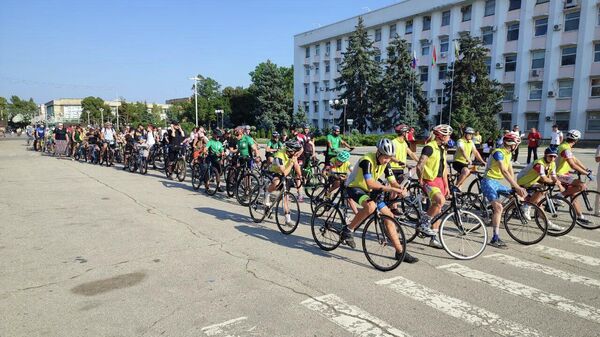 Велопробег в Бендерах по случаю годовщины Ясско-Кишиневской операции - Sputnik Молдова