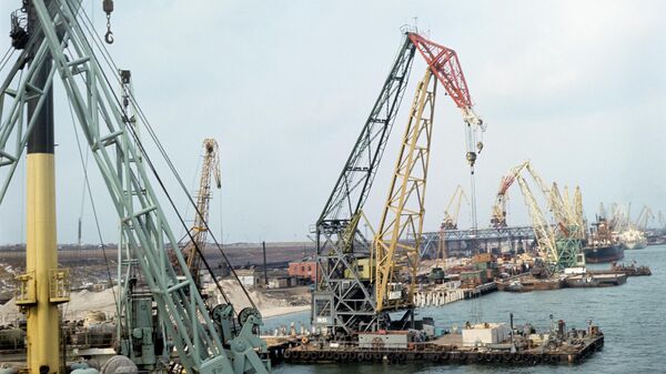 Причал грузового терминала Одесского морского торгового порта - Sputnik Молдова