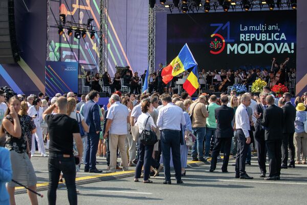 Piața Marii Adunări Naționale de Ziua Independenței, 27 august 2022. - Sputnik Moldova