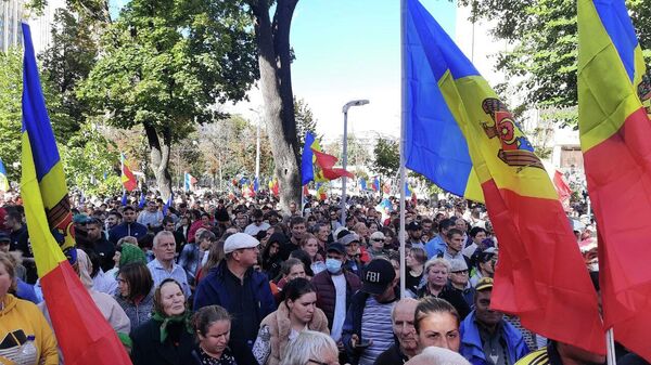 Protest în Chișinău – 18 septembrie 2022.  - Sputnik Moldova