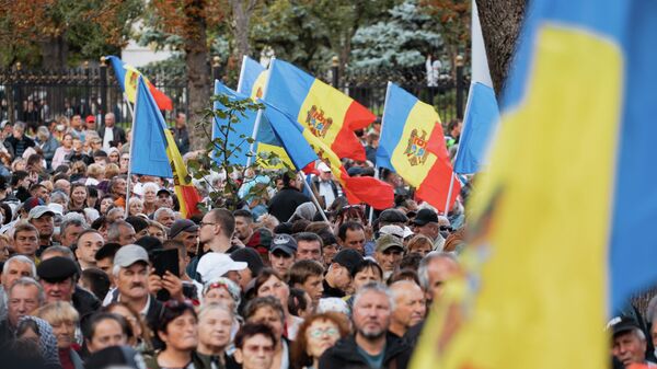Протест оппозиции в Кишиневе 18.09.2022 - Sputnik Moldova-România