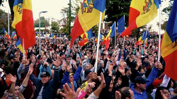 Большой простест оппозиции в Кишиневе - Sputnik Молдова