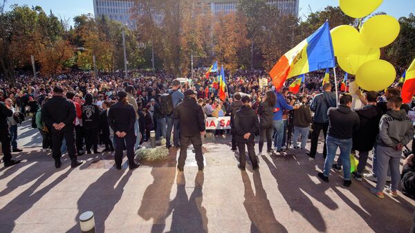Протест в Кишиневе - Sputnik Молдова